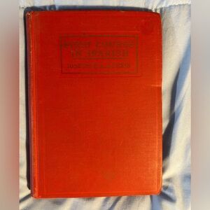 First Course in Spanish TextBook from 1940’s. Joseph Alexis. Handwritten notes!